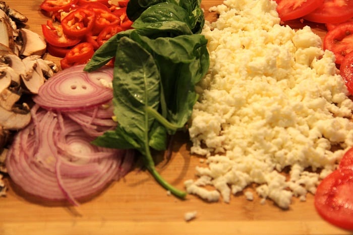 Spelt pizza dough