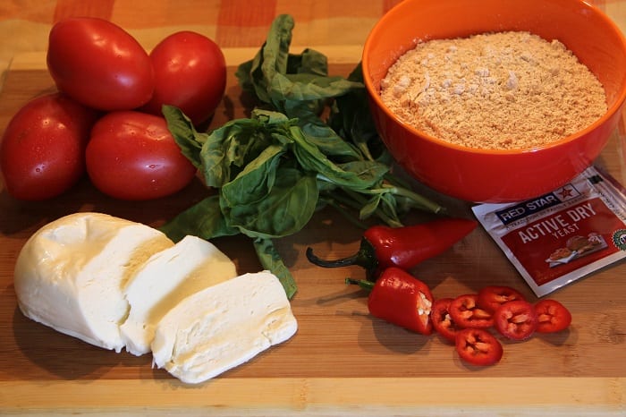 Spelt pizza dough