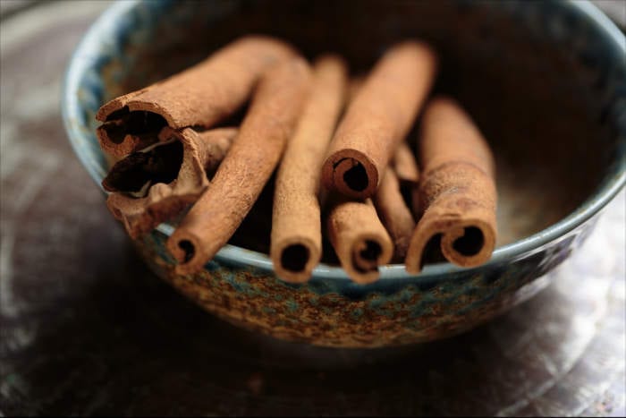 Cinnamon Bark In A Bowl